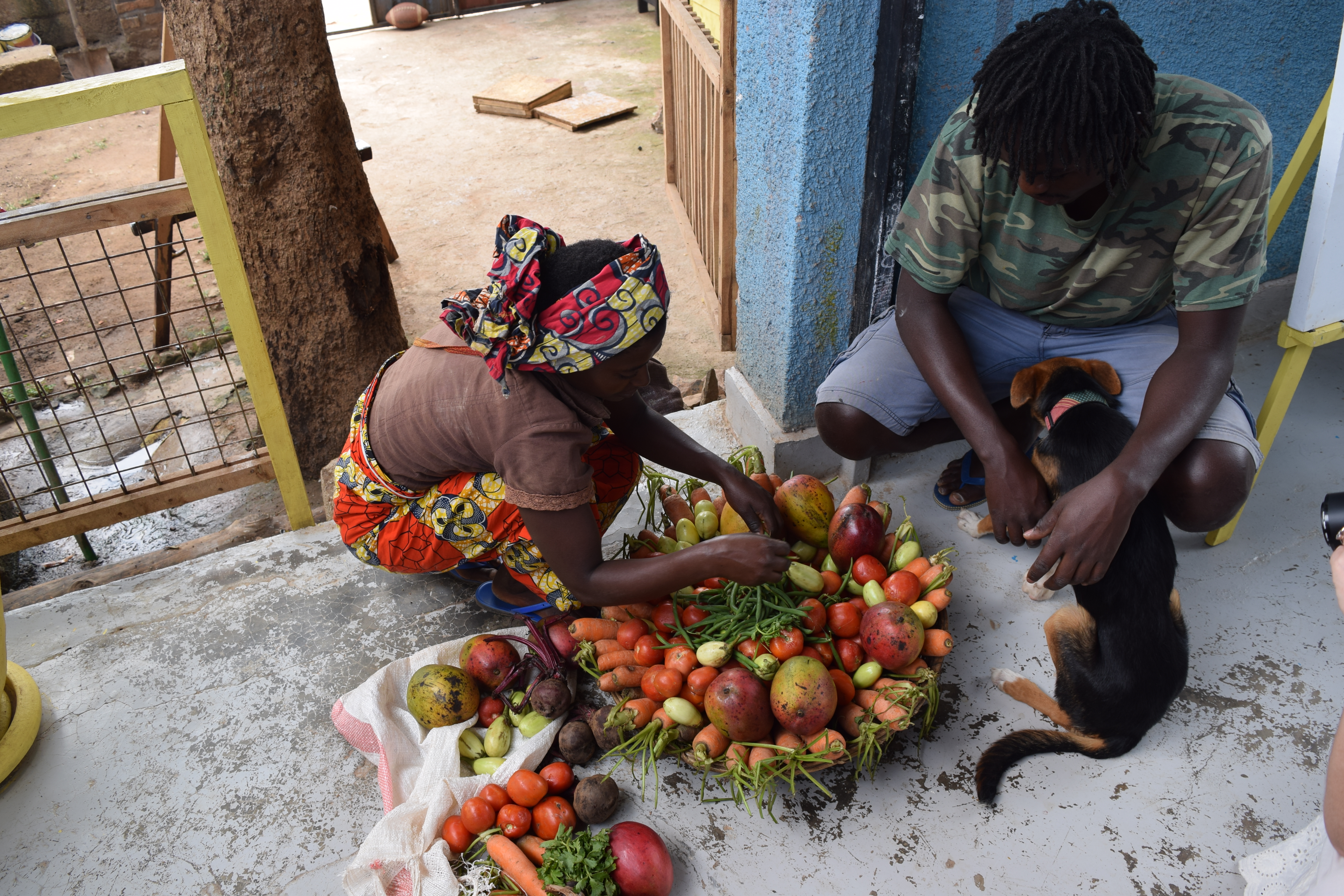 The vegetable woman